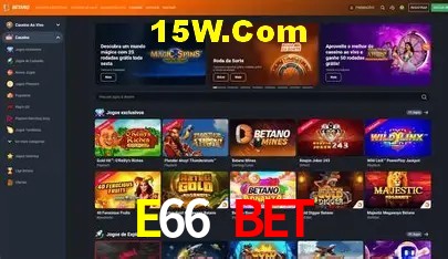 Explore as vantagens do E66 Bet: serviço profissional e confiabilidade